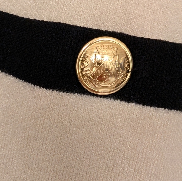 Express Women's Cream and Black Jacket Cardigan - Picture 3 of 6